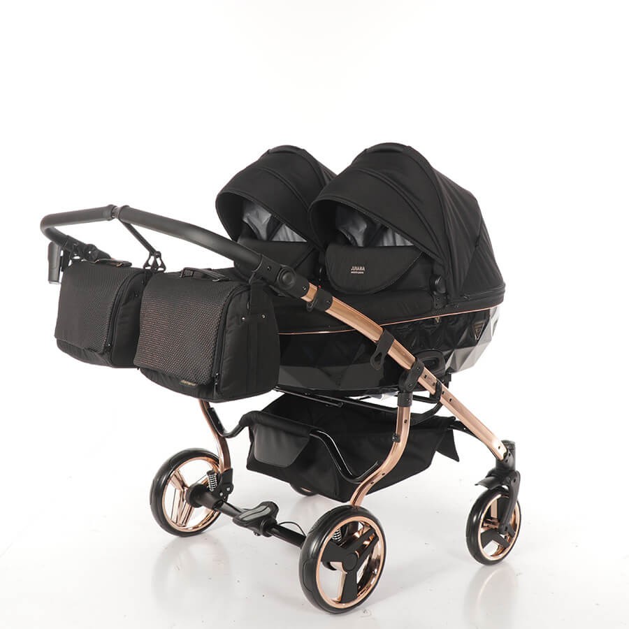 Junama Individual Duo Zwillingskinderwagen / Geschwisterkinderwagen